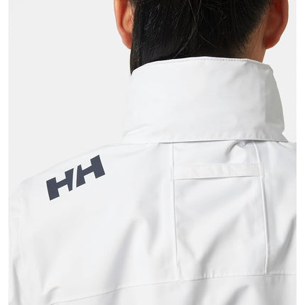 Helly Hansen Women's W Crew Hooded Jacket 2.0, White, S