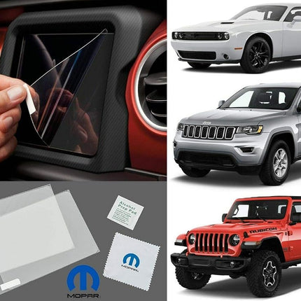 Mopar 82215337 Protector de pantalla para centro multimedia Chrysler Pacifica Jeep Wrangler Gladiator para pantalla de 8.4
