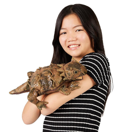 Folkmanis Horned Lizard Hand Puppet