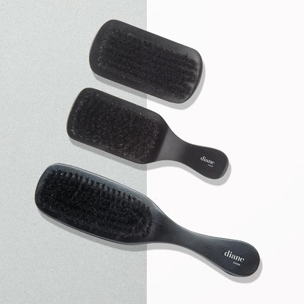 Diane Curved, Boar Military Brush D1002, Soft Bristles