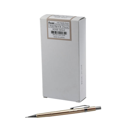 Pentel Sharp Mechanical Pencil, 0.7mm Metallic Cop