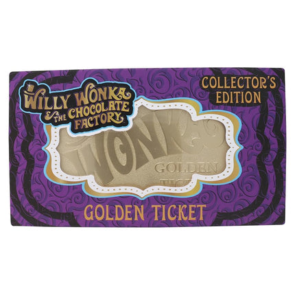 FANATTIK WILLY WONKA AND THE CHOCOLATE FACTORY - Collector's Edition Replica Golden Ticket