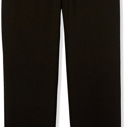 IZOD Boys' Bi-Stretch Flat Front Dress Pant, Black
