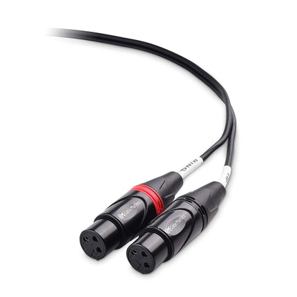 Cable Matters 3.5mm 1/8 Inch TRS to 2 XLR Cable, Male to Female Aux to Dual XLR Breakout Cable - 6 Feet