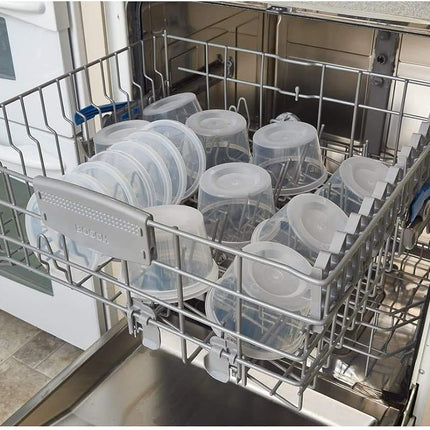 DuraHome - Deli Containers with Lids Leakproof - 40 Pack BPA-Free Plastic Microwaveable Clear Food Storage Container Premium Heavy-Duty Quality, Freezer & Dishwasher Safe (16 oz.)