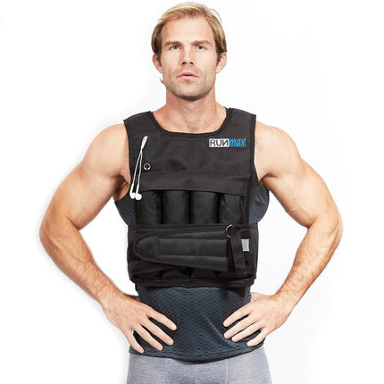 RUNmax Run Fast 12lb-140lb Weighted Vest (with Sho