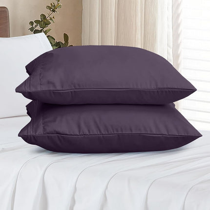 Elegant Comfort Premium Hotel Quality 2-Piece Pillowcase Set, Luxury & Softest 1500 Thread Count Egyptian Quality Bedding Pillowcases, Wrinkle and Fade Resistant