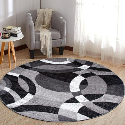 Rugshop Contemporary Abstract Circles Perfect for 