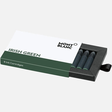Montblanc Iris Green Ink Cart 1 Pack = 8CART PF Br