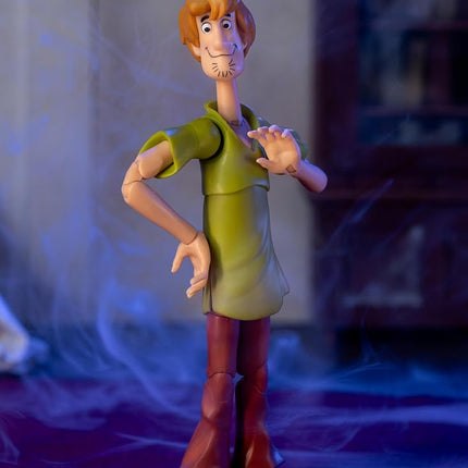 Jada Scooby-Doo! Wave 1 Shaggy Action Figure - 1:12 Deluxe Scale Toys - 6" Tall, Fully Articulated, Collector Packaging