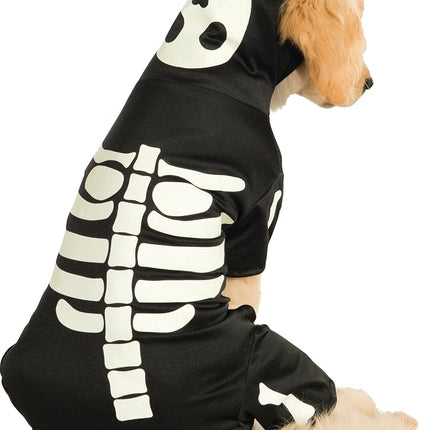 Official Rubie's Skeleton Hoodie Pet Dog Halloween