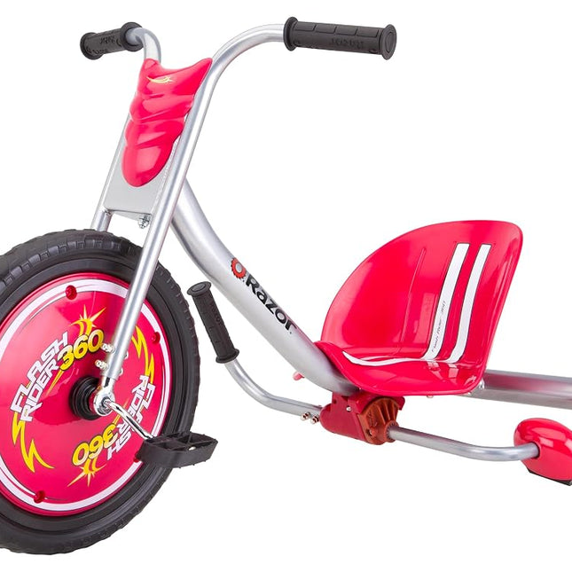 Razor FlashRider 360 Caster Trike, Red