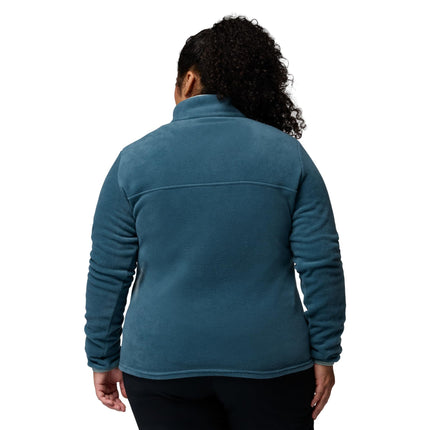 Columbia Women's Benton Springs 1/2 Snap Pull Over 2, Fleece Pull Over, Everblue/Crushed Blue, XS
