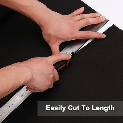 CASOMAN Professional Tool Box Liner and Drawer Liner - 24 inch (Wide) x 24 feet (Long), Non-Slip,Easy Cut, Black, 24 inch x 24 feet