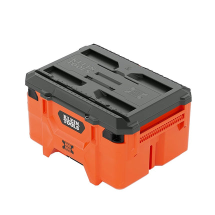 Klein Tools 54200MBX MODbox Medium Deep Tool Box, Heavy Duty Organizer with Removable Tray, Water and Debris Resistant, Stackable Module
