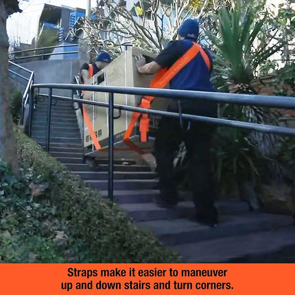 Forearm Forklift Shoulder Harness - PRO Model - Center Straps are 8" Longer + 1 More Loop Per End for 16" More Adjustability Vs Orig Set, Moving Strap Set, 800 lb wt Cap, 1 Pro Pack, Go USA