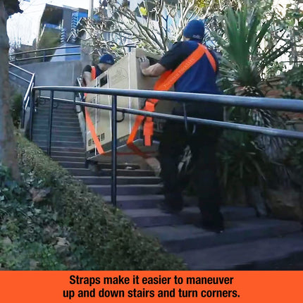 Forearm Forklift Shoulder Harness - PRO Model - Center Straps are 8" Longer + 1 More Loop Per End for 16" More Adjustability Vs Orig Set, Moving Strap Set, 800 lb wt Cap, 1 Pro Pack, Go USA