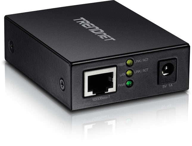 TRENDnet 1000BASE-T to SFP Fiber Media Converter, 