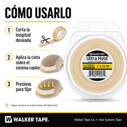 Ultra Hold Hair Extension Tape Roll (1" x 12 Yard)