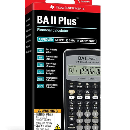 Texas Instruments Baiiplus Advance Financial Cal IIBAPL/TBL/1L1