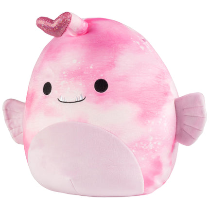 Squishmallows Original 25 cm Sy el peluche de pez pescador rosa de Pascua - Peluche oficial de Jazwares para el Día de la Madre - Juguete de peluche coleccionable suave y esponjoso - Regalo para madres, mujeres, niños y niñas