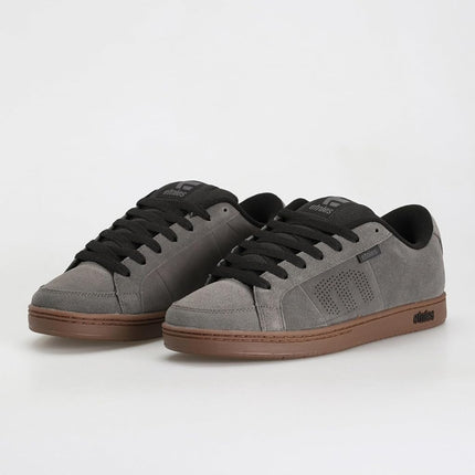 Etnies Kingpin - Classic Skate Heritage Fashion Style with on-Trend Puffy Look, Reinforced Cupsole - Grey/Black/Gum - 7,5