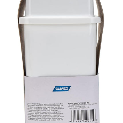 Camco Cooking Grease Storage Bin | Help Stop RV and Marine Kitchen Drains from Getting Clogged | Foil Liners Hold Liquid Up to 200-Degrees Fahrenheit (42281)