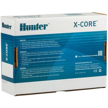 Hunter Sprinklers Hunter Sprinkler XC400I X-Core 4-Station Indoor XC-400i Sprinkler Timer