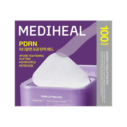 MEDIHEAL PDRN Lifting Toner Pads, Pore & Wrinkle Care (100 Count)