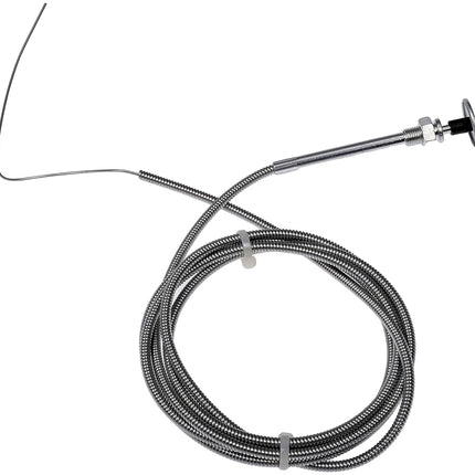 Dorman 55196 Control Cables With 1 In. Chrome Knob, 6 Ft. Length Universal Fit