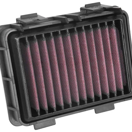 K&N Replacement air filter compatible with KTM Duke 125/200/250/390 2017- / Husqvarna Svartpilen & Vitpilen 2018- (KT-1217), Red