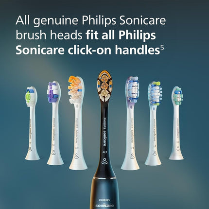 Philips Sonicare S2 Sensitive Brush Heads, 3-Pack, 9 Month Supply, White