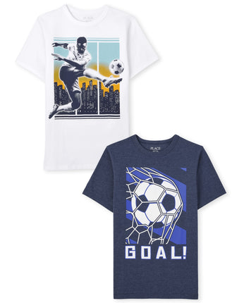 The Children's Place Boys' Short Sleeve Multi Colo