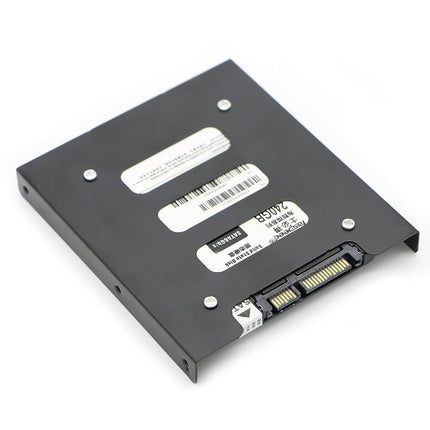 Pasow Paquete de 2 soportes de metal para discos duros SSD HDD de 2.5" a 3.5" para PC (soporte)