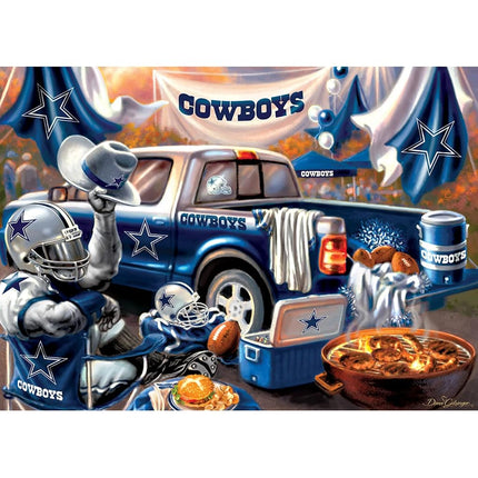 MasterPieces - Rompecabezas de 1000 piezas, NFL Dallas Cowboys, diversión para adultos y familia, acabado antirreflejos, 19.25"x26.75"