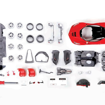Maisto 39129 1:24 Scale Building Kit LaFerrari Model Car (Red/Black)