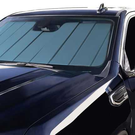 Covercraft UVS100 Custom Sunscreen | UV11397BL | Fits 2015-2020 Dodge Challenger, Blue Metallic