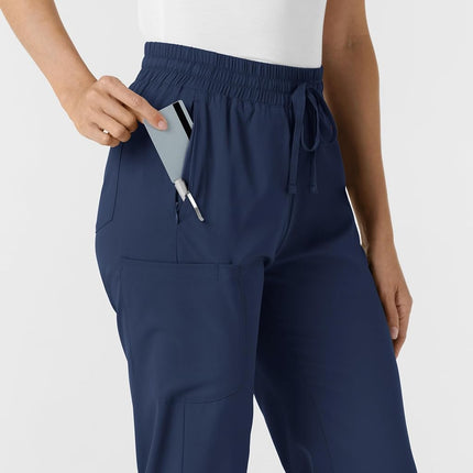 WonderWink Women's Bootcut Scrub Pant, Navy, X-Small