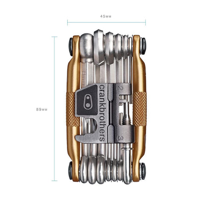 Crank Brothers Multi Bicycle Tool (19-Function, Gold)