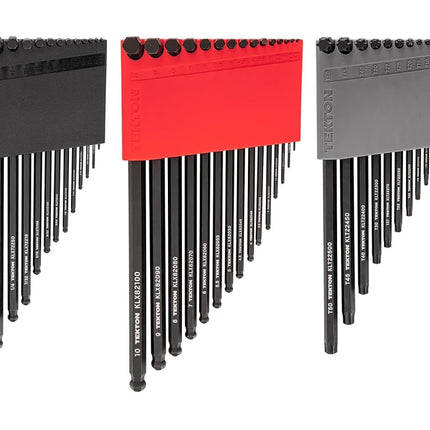 TEKTON Ball End Hex and Star L-Key Set with Holder, 41-Piece (0.050-3/8 in., 1.3-10 mm, T6-T50) | KEY91002