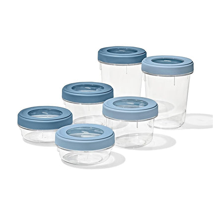 Juego de 12 recipientes apilables OXO Good Grips Twist & Stack