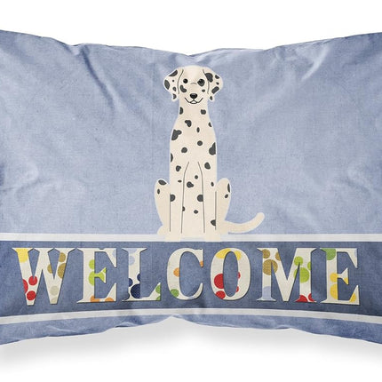 Caroline's Treasures Dalmatian Welcome Pillowcase, Multicolor, Standard