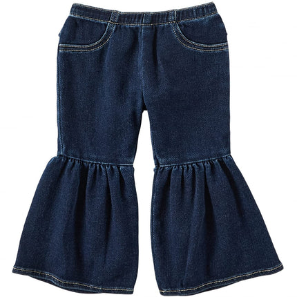 Wrangler Lacey Baby Girl and Toddler Ruffle Leg Fl