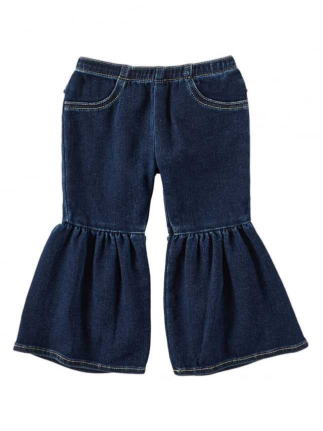Wrangler Baby Girls' Flare Jeans, Blue, 0-3 Months