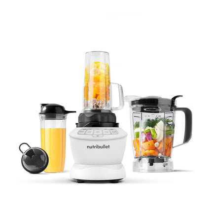 nutribullet® Blender Combo Grand Format 1200W – Blanc Mat