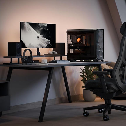 Fractal Design Meshify 3 XL Black TG Light Tint PC Case - Spacious Computer Case with Enhanced Airflow