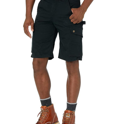 Carhartt Mens Rugged Flex® Relaxed Fit Canvas Cargo Work Short, Black, 54