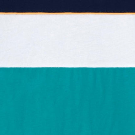 The Children's Place Boys' Short Sleeve Crew Neck T-Shirts, Teal Stripe 3-Pack, Large