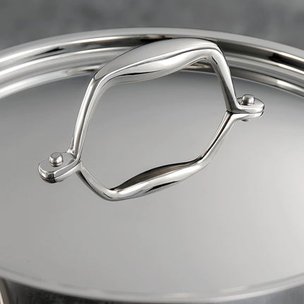 Tramontina 3 Qt Stainless Steel Sauce Pan with Lid 3 Ply Covered 80116/023DS