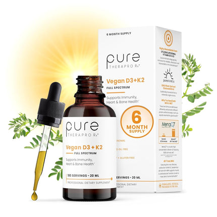 Vegan D3 + K2"Full Spectrum" Drops for Best Absorp